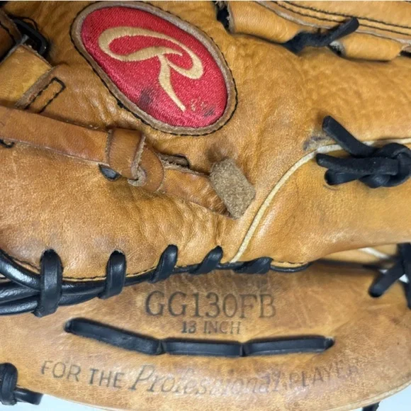 Rawlings Leather Baseball Glove 18” Gold Glove Series GG130FB - Picture 12 of 14